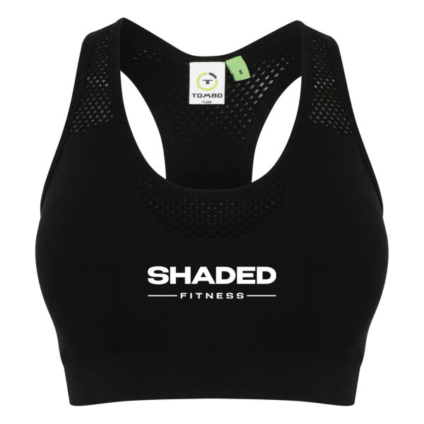 Shaded Fitness  - Ladies Seamless Sports Bra Thumbnail