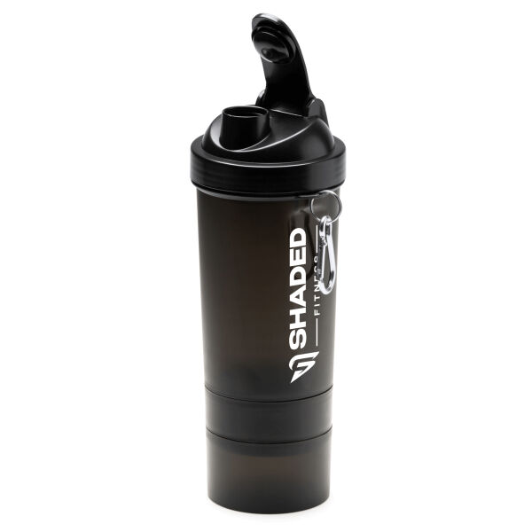 Shaded Fitness  - Matte Black Shaker With Mix Ball + Storage Thumbnail